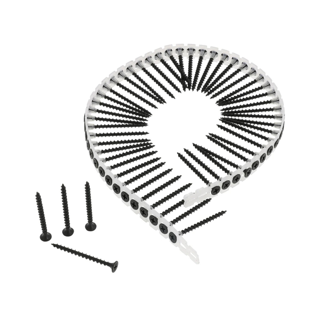 Tête de clairon de fil grossier de vis de cloison sèche de ceinture de chaîne assemblée par phosphate noir BP PH2