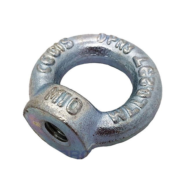 Chine Usine prix bon marché écrou à œil de levage DIN 582 acier C15E galvanisé