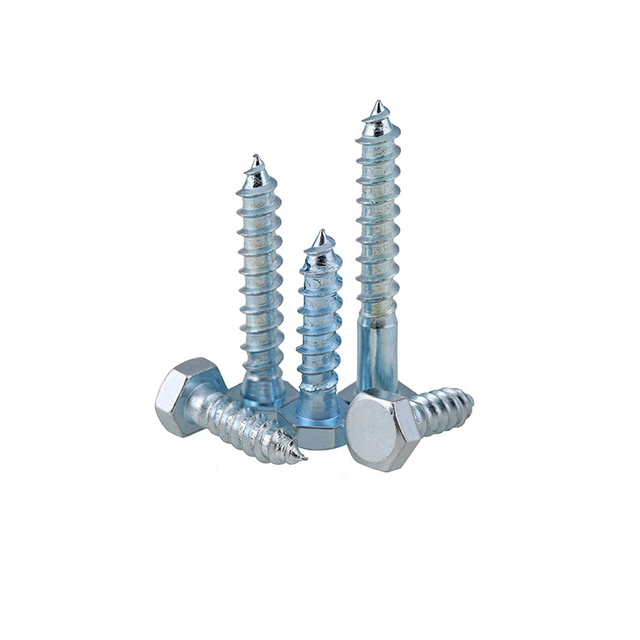 Vis $parker à tête hexagonale DIN 571 Vis à bois standard DIN571 Vis tire-fond