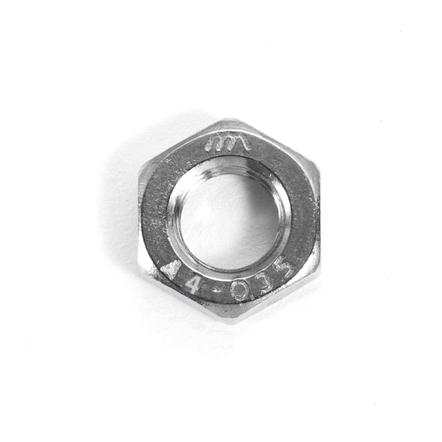 Haute qualité ISO4035 DIN936 AISI 304 écrou mince hexagonal en acier inoxydable contre-écrou