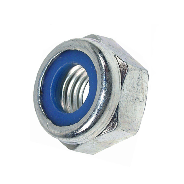 DIN982 ACIER INOXYDABLE 304 316 ÉCROU DE VERROUILLAGE À INSERT EN NYLON Hexagonal