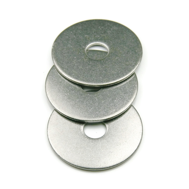 Grandes rondelles d'aile métriques en acier inoxydable DIN 9021 ISO 7093