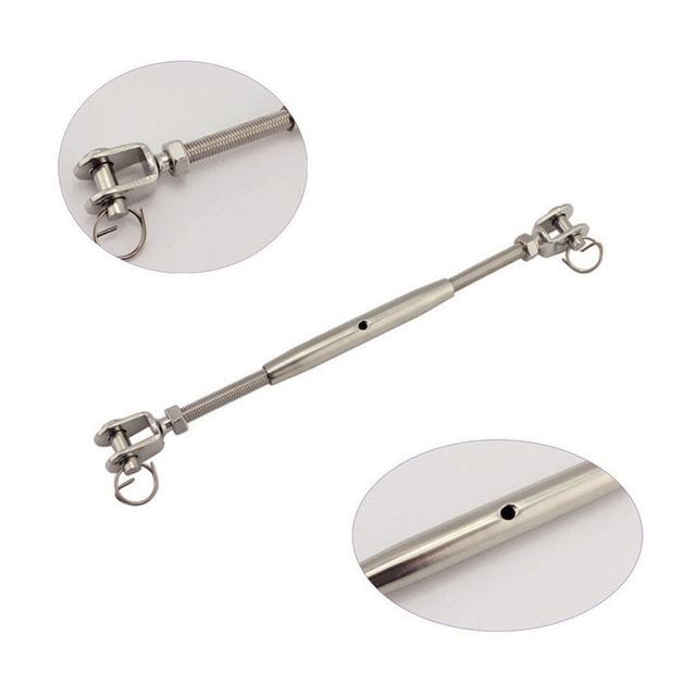 Mâchoire à mâchoire corps fermé Turmbuclke marin en acier inoxydable 316 DIN1478