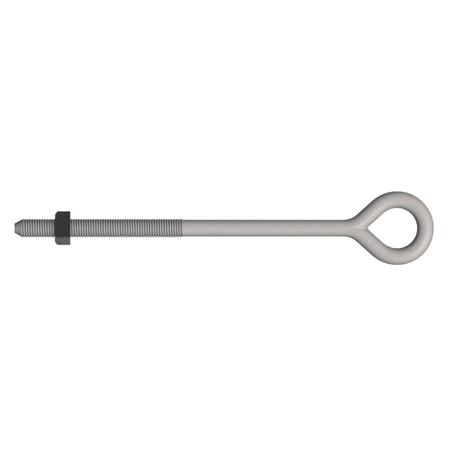 BOULON À ŒIL OVALE galvanisé pour quincaillerie de ligne de poteaux