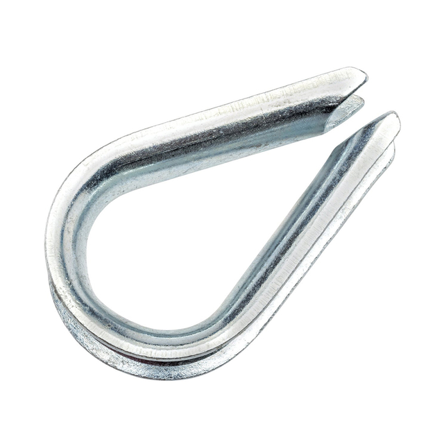 Dé à coudre galvanisé en acier résistant de câble métallique Din6899