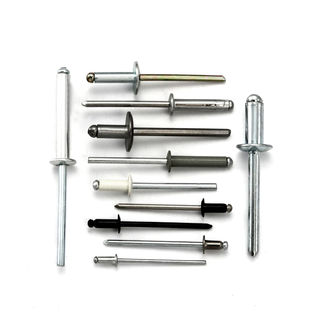 Rivet aveugle rivets pop mandrin ouvert tête de dôme en aluminium standard