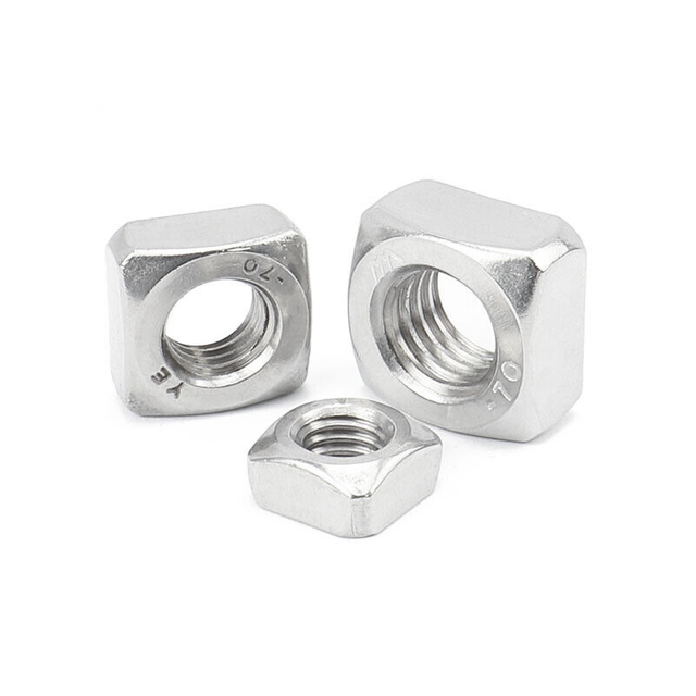 Chine Écrou carré galvanisé à filetage métrique Din557 plaqué zinc