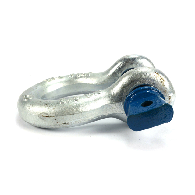Goupille à vis G-209 en acier forgé galvanisé robuste, manille d'ancrage de levage, manilles à arc pour le gréement