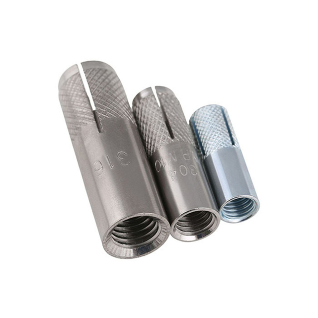 Ancrages moletés pour béton en acier au carbone plaqué zinc de qualité supérieure