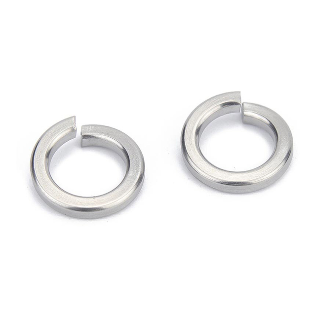 Rondelles de blocage fendues métriques en acier à ressort de la catégorie 8 galvanisées Din127