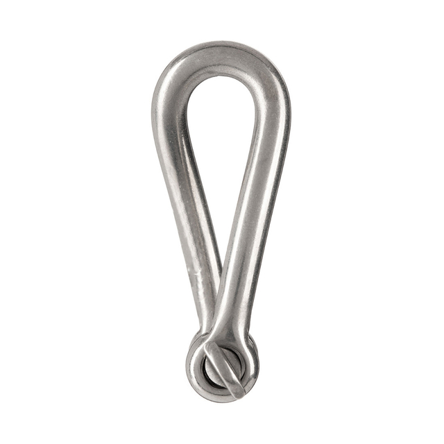 Manille torsadée en acier inoxydable avec goupille à vis