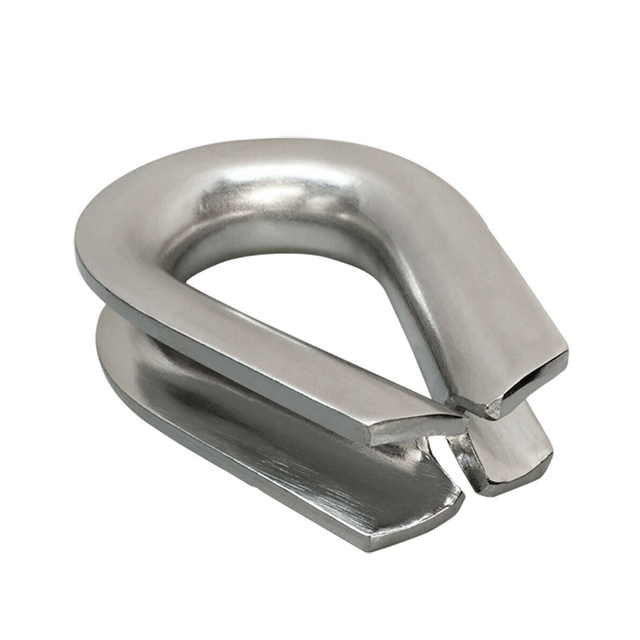 Dé à coudre de câble métallique en acier inoxydable 316, de qualité Marine, gréement Din6899