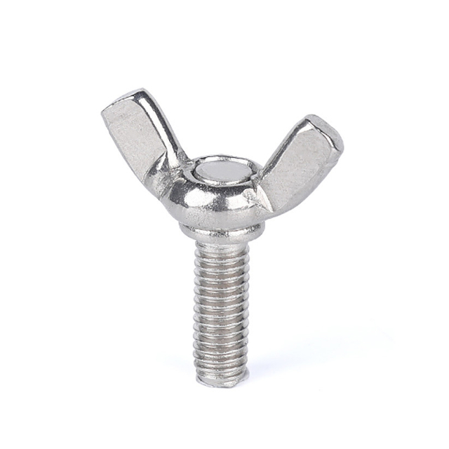 L'aile de papillon de l'acier inoxydable DIN316 A4 316 boulonne la vis de pouce DIN 316