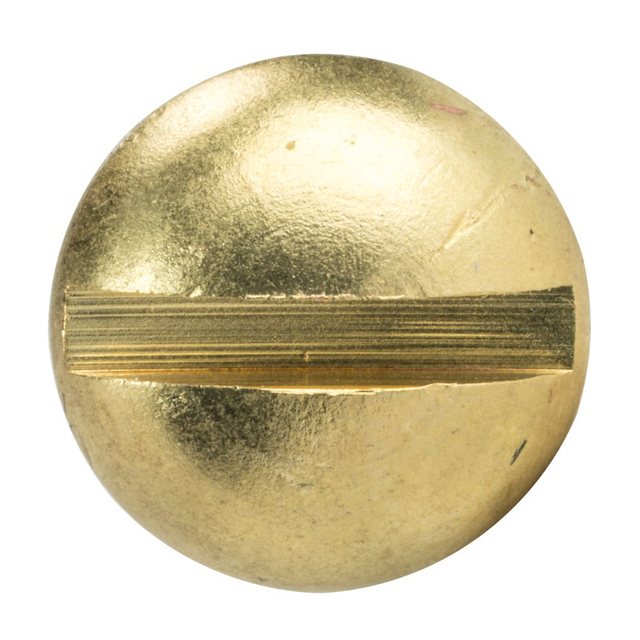 La vis $parker d'alliage en laiton DIN 96 a fendu les vis à bois principales rondes