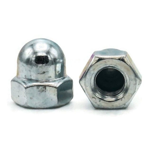 Écrou à capuchon hexagonal Doom galvanisé DIN1587 Écrou borgne